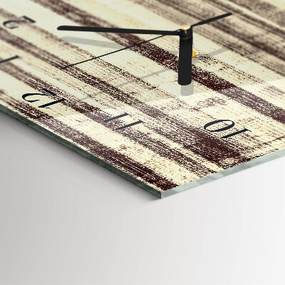 Modern vertical wall clock Oilcloth