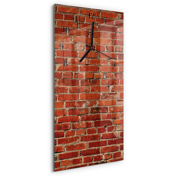 Vertical wall clock Brick wall