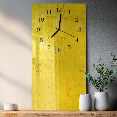 Glass clock vertical Pattern