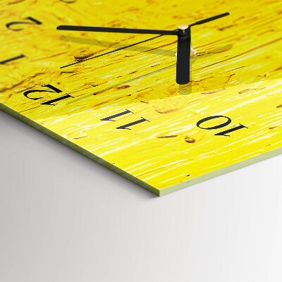 Glass clock vertical Pattern