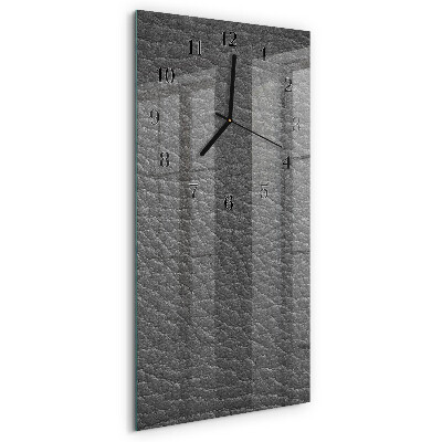 Vertical rectangular wall clock Fur