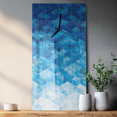 Vertical rectangular wall clock Pattern