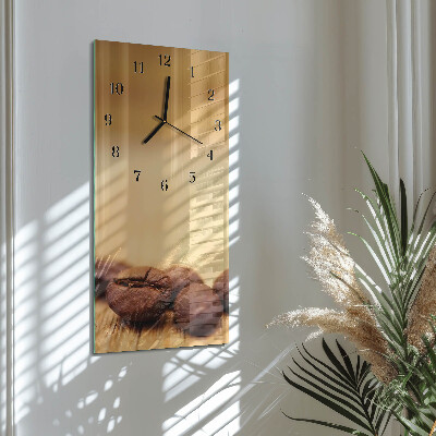 Vertical rectangular wall clock Beans