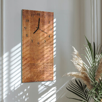 Modern vertical wall clock Wooden boards