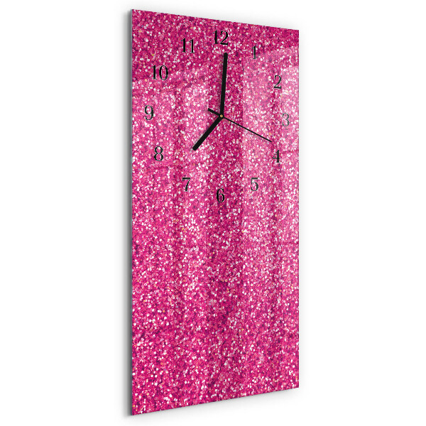 Glass wall clock vertical Appearance