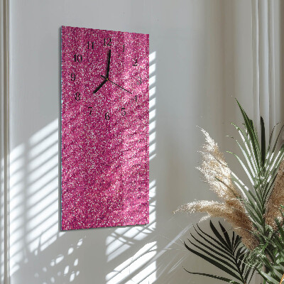 Glass wall clock vertical Appearance