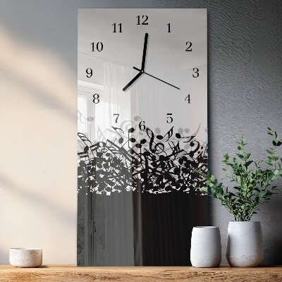 Vertical rectangular wall clock Degrees
