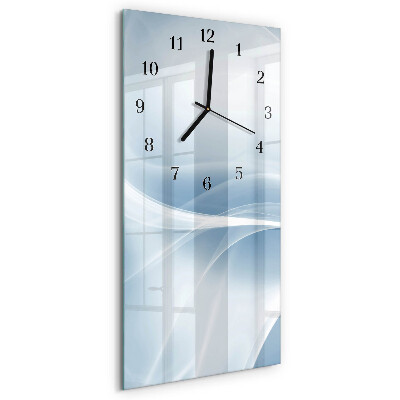 Vertical wall clock Abstract lines