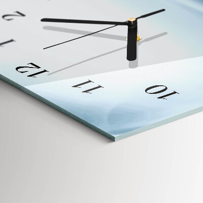 Vertical wall clock Abstract lines