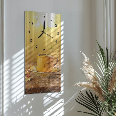 Vertical rectangular wall clock Mug