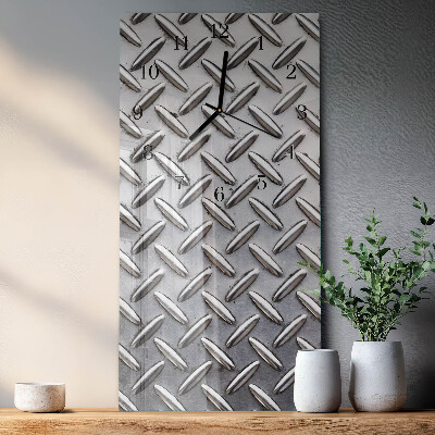 Vertical rectangular wall clock Sheet metal
