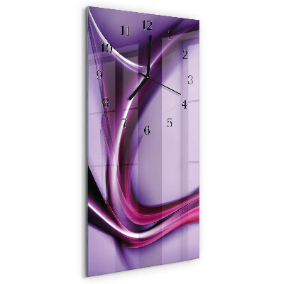 Glass clock vertical Abstraction