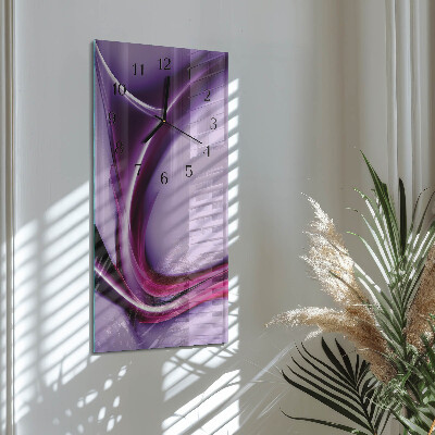 Glass clock vertical Abstraction