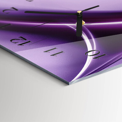 Glass clock vertical Abstraction