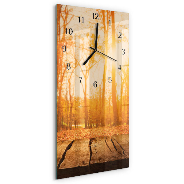 Vertical rectangular wall clock Podium