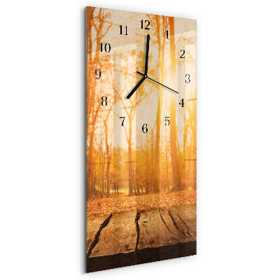 Vertical rectangular wall clock Podium