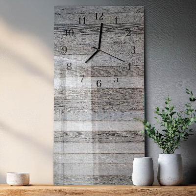 Vertical wall clock Wood