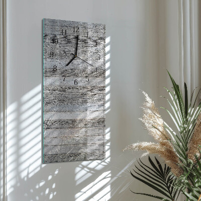 Vertical wall clock Wood