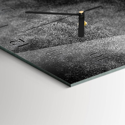 Modern vertical wall clock Sand