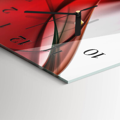 Vertical rectangular wall clock Abstraction