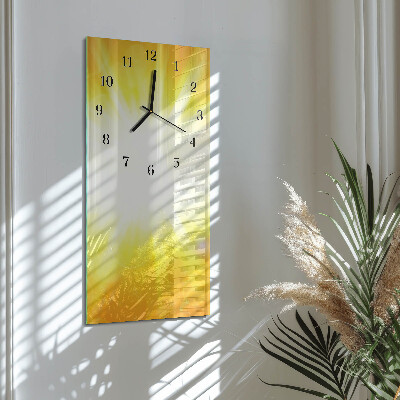 Glass clock vertical Sunlight