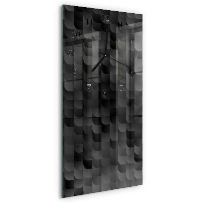 Glass clock vertical Scale
