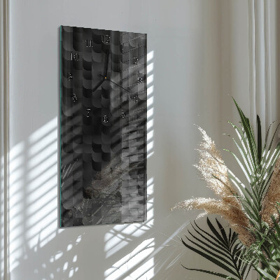 Glass clock vertical Scale