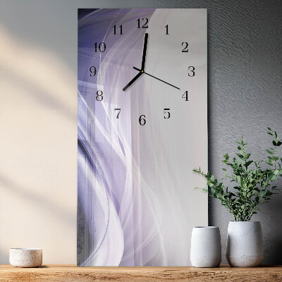 Modern vertical wall clock Abstraction