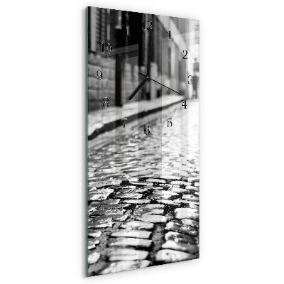 Glass clock vertical Route