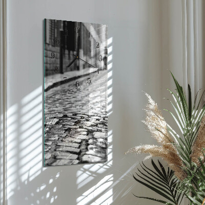 Glass clock vertical Route