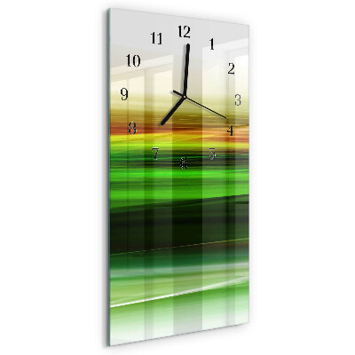 Modern vertical wall clock Abstraction
