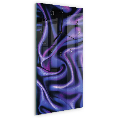 Modern vertical wall clock Velvet