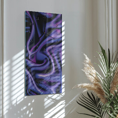 Modern vertical wall clock Velvet