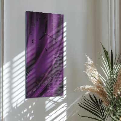 Vertical rectangular wall clock Abstraction