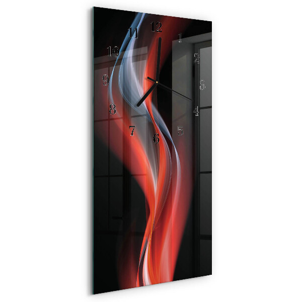 Vertical rectangular wall clock Abstraction