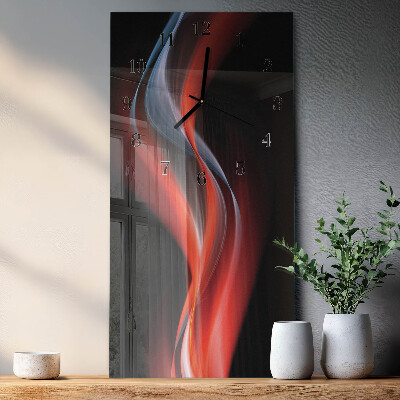 Vertical rectangular wall clock Abstraction