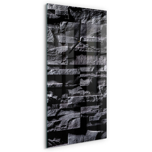 Vertical wall clock Stones
