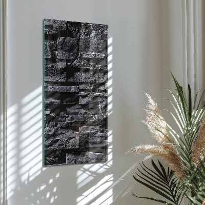 Vertical wall clock Stones