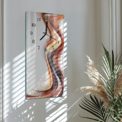 Glass clock vertical Abstraction