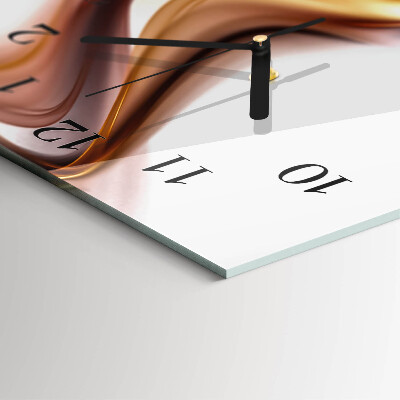 Glass clock vertical Abstraction