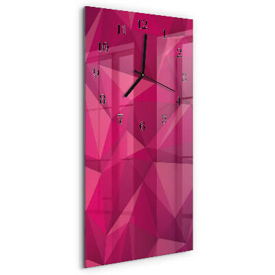 Glass clock vertical Abstraction