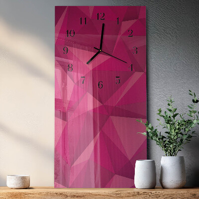 Glass clock vertical Abstraction
