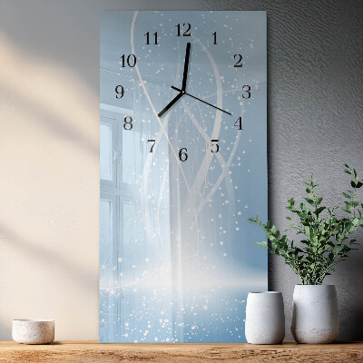 Glass clock vertical Appearance