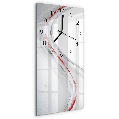 Vertical rectangular wall clock Curve
