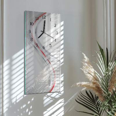 Vertical rectangular wall clock Curve