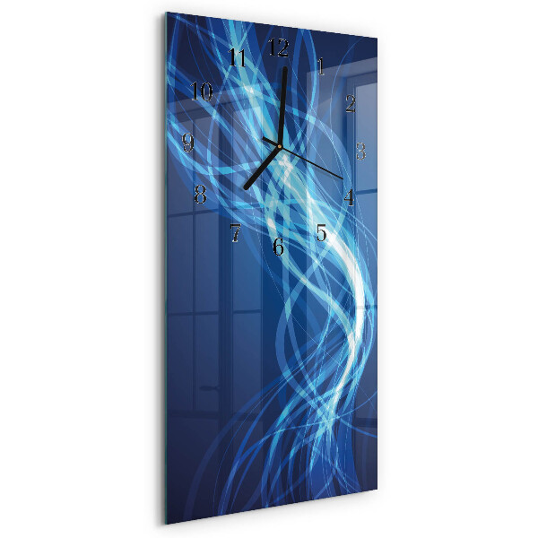 Vertical rectangular wall clock Abstraction