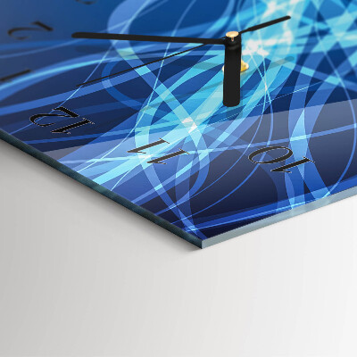 Vertical rectangular wall clock Abstraction