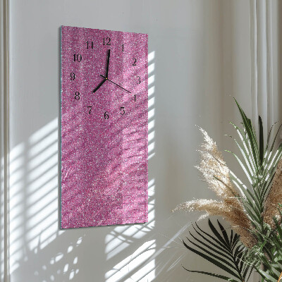 Vertical rectangular wall clock Brocade