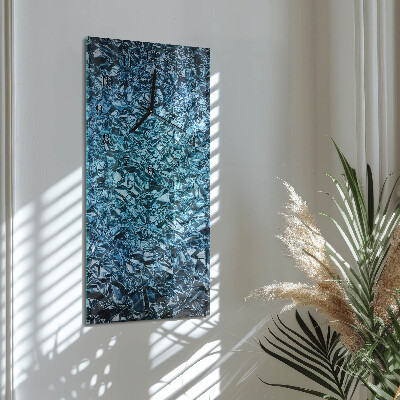 Glass wall clock vertical Movie