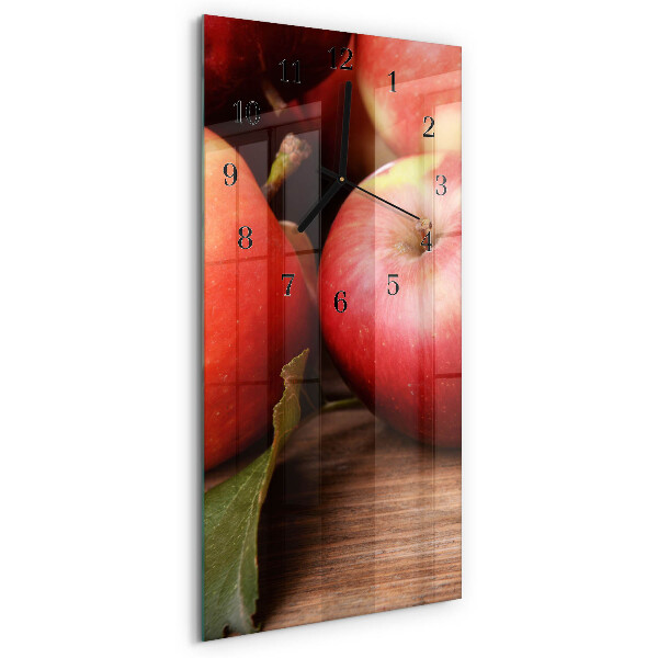 Vertical rectangular wall clock Apple